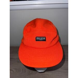 Fresh Nature Hat Orange NWT Headwear Cap OS 21 Men